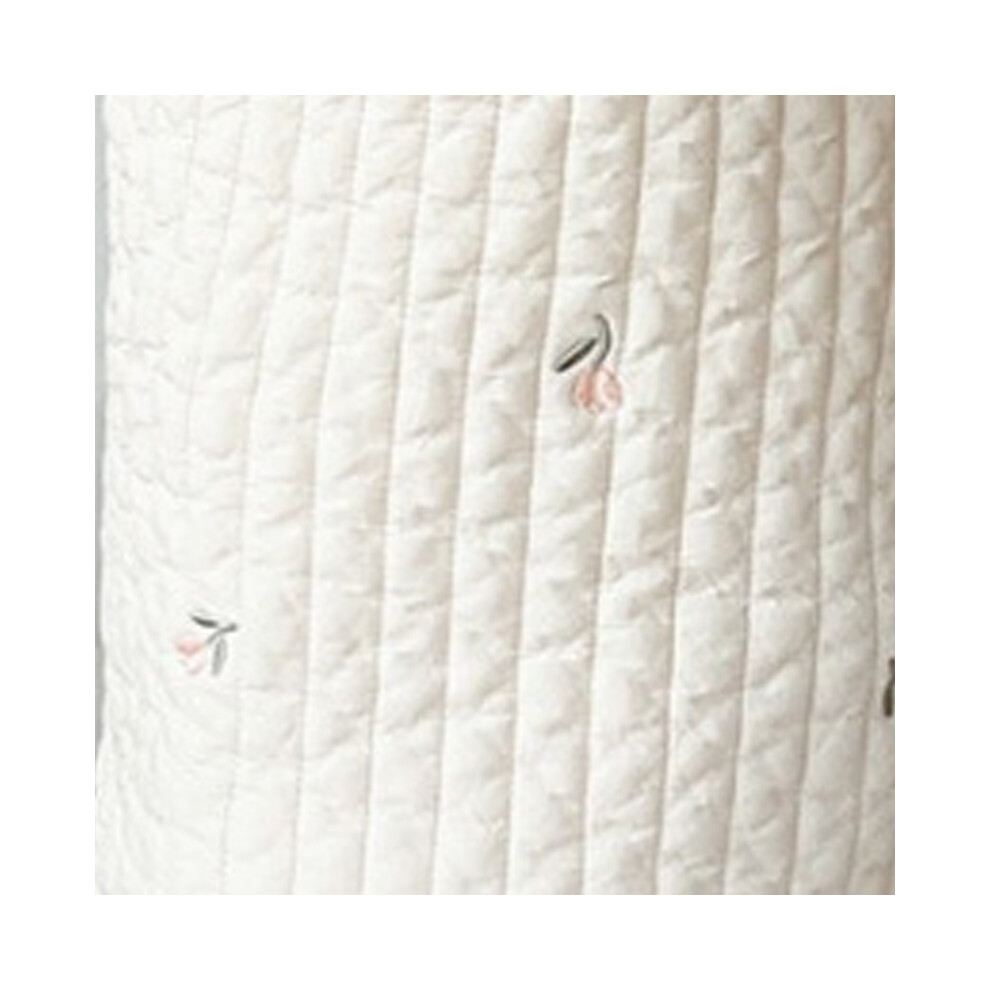Pure Cotton Baby Bottle Storage Bag Diaper Caddy Organizer Small Tulip Pattern