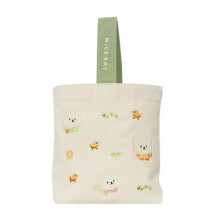 Lunchtasche aus Canvas mit Cartoon-Tiermotiv