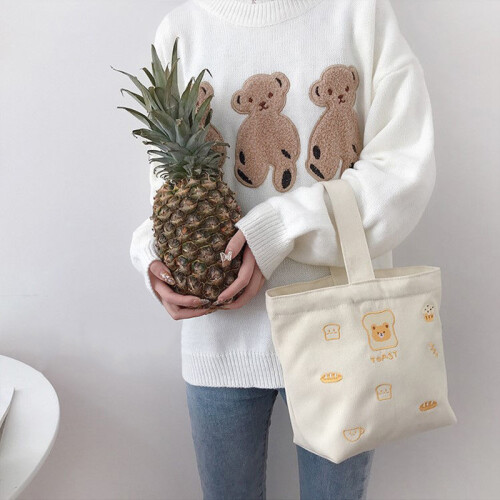 Große Lunchtasche aus Canvas 2