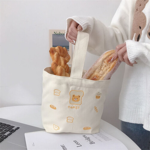 Große Lunchtasche aus Canvas