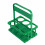 Green Foldable Portable Beer Bottle Rack for Picnics and Storage 10