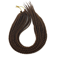 20 Inch Box Braids Crochet Hair Extensions Synthetic Color 30 Ready Braids for Black Women