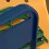 Foldable Blue Plastic Beer Bottle Rack Vintage Beverage Storage Basket 1