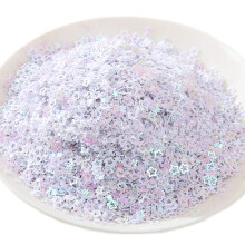 White Iridescent Hollow Star Confetti Sequins 100g for Crafts Scrapbooking Wedding Party Decor