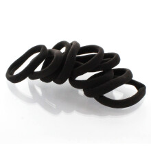 Large Brown Thick Seamless Elastic Ponytail Holders 1000pcs Comfort Hair Bands