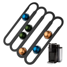 Universal Coffee Capsule Holder - Fits VertuoLine Pods, Black, 35x30cm