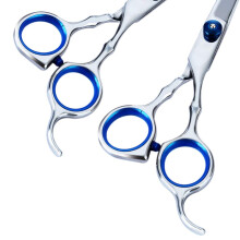 Hair Cutting Kit with 440C Stainless Steel Professional Hairdressing Scissors and Cape for Salon and Home