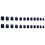 24pcs Square Head Short White Press On Nails, Reusable ABS False Nails for Quick Salon Style 1