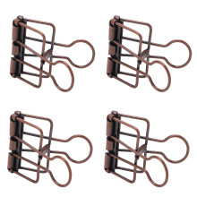 32mm Metal Binder Clips 50 Pack Strong Hold Office School Home in Purple Bronze