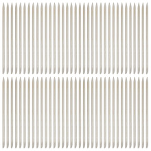 300 Pack Wooden Cuticle Pusher Manicure Sticks, Double Sided Orange Wood for Nail Care