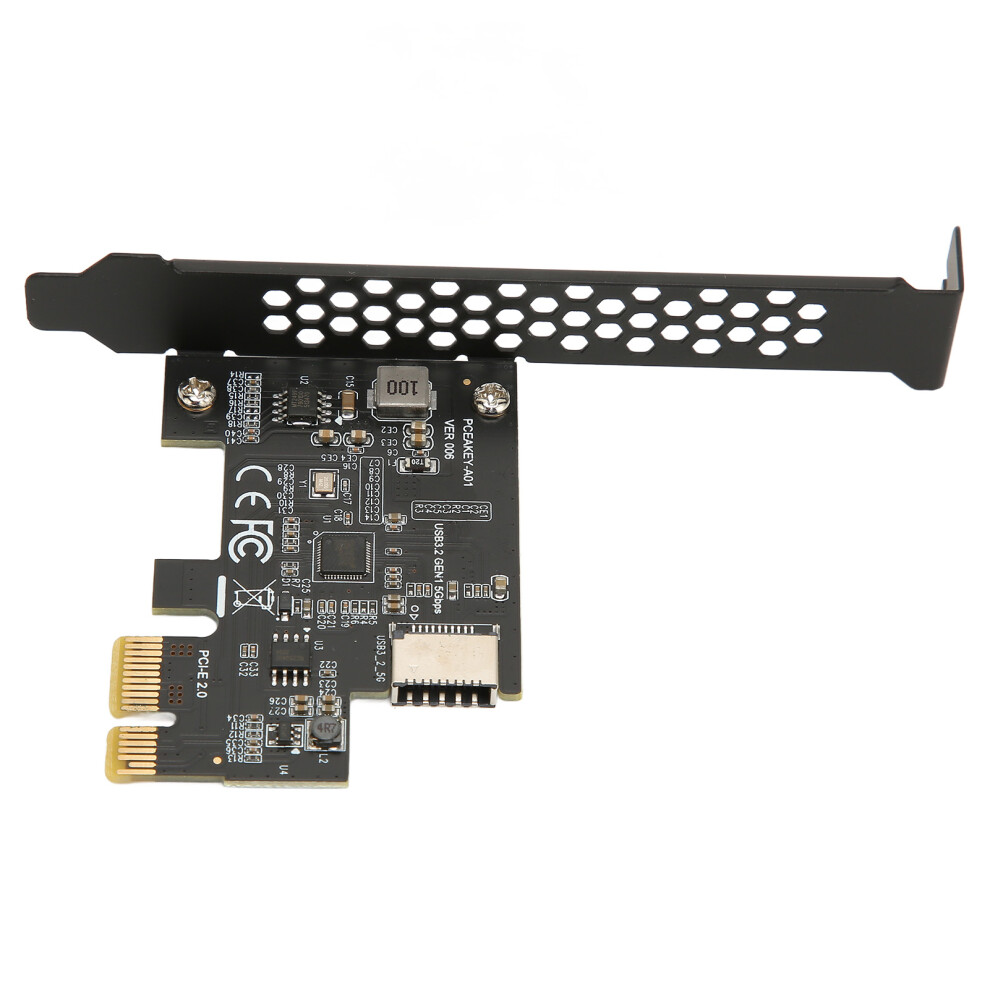 Pcie X1 Usb 3.2 Card 5Gbps Black 7055741683428