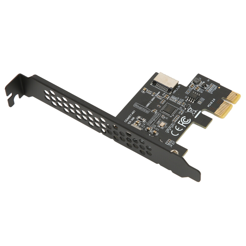5Gbps Pcie To Usb 3.2 Type E Card Black 7055741818301