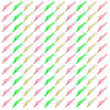 100Pcs Fish Shape Plastic Needle Threader Sewing-Multi