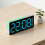 Digital Clock LED Digital Alarm Clock with Day of Week-Blue 4
