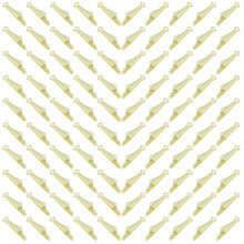 100Pcs Small Fish Shape Needle Threader For Elderly And-Yellow