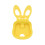 Ouvre-boîte en forme de lapin coloré, lève-couvercle de-Jaune 1