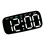 Digital Alarm Clock Electric Desk Clock-2817 black shell whi 1