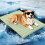 Comfortable Pet Cooling Mat Pet Light weight Cooling-S Green 5