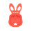 Colorful ABS Rabbit Can Opener With Ergonomic Grip-Red 1