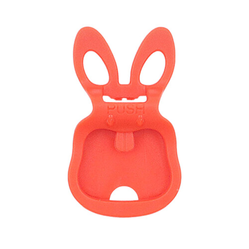 Colorful ABS Rabbit Can Opener With Ergonomic Grip-Red