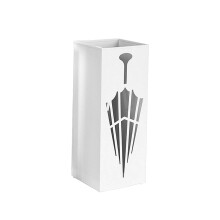 Unité de rangement parapluie peu encombrante idéale pour-Blanc
