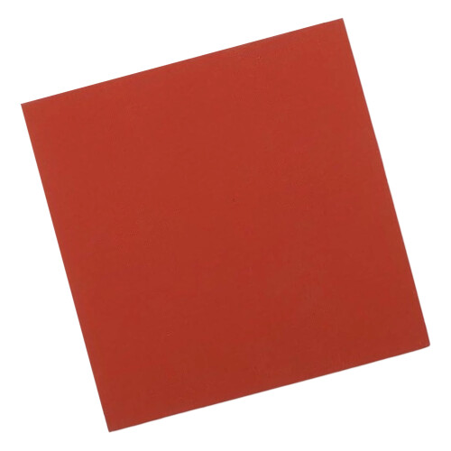 Silikon-Heißpressmatte mit hoher-Rot 500x500mm