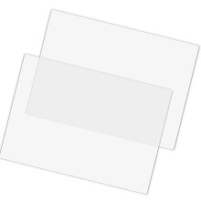 2Pcs 9x6Inch Heavy Duty Plastic Cutting Mats Scratch Resistant