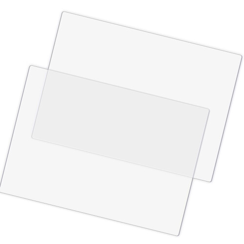 2Pcs 9x6Inch Heavy Duty Plastic Cutting Mats Scratch Resistant