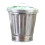 Distinctive Iron Small Trash Can With Lid For Bathroom-Silver 1