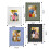 Artfully constructed 4x6 Wood Photo Frame Comes Having-Black 4