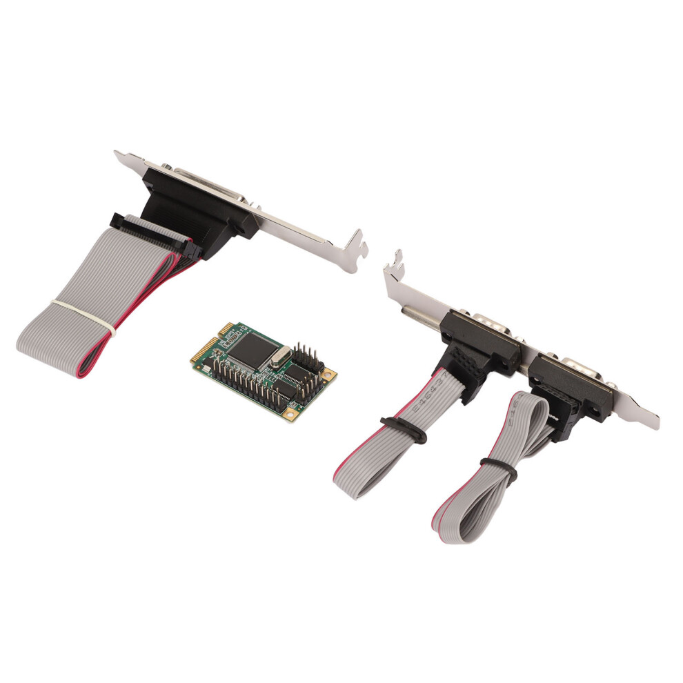 Mini Pcie Serial Parallel Expansion Card 6Gbps 2 Ports Lpt Rs232 9321390052051