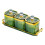 Multiple Compartment Plastic Food Container With-Fruit green 1