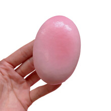 Soft Cheesecake Stress Ball For Hand Exercise And Office-Pink
