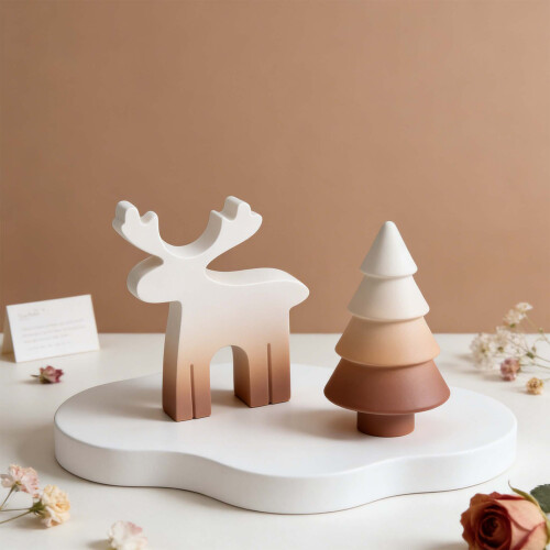 Festival-Silikon-Kerzenformen, Weihnachtsbaum, Brotmann,-B 2