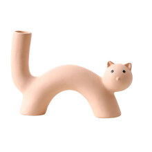 Cats Vases Decors Ceramic Bud Vases Handmade Vases for Home-1 1