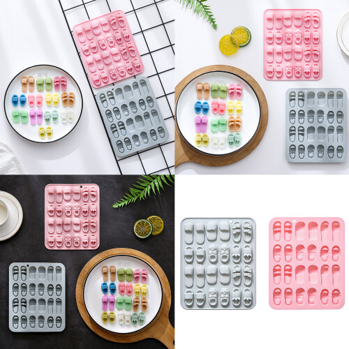 6 Styles Slipper Shaped Silicone Mould For Pottery And Soap-1 2