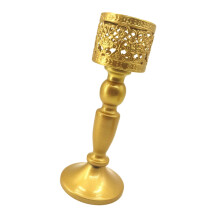 Hollow Out Metal Candle Stand Middle Eastern Tealight-gold L