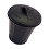 Novelty Iron Garbage Bin Portable For Desk Countertop-Black 1