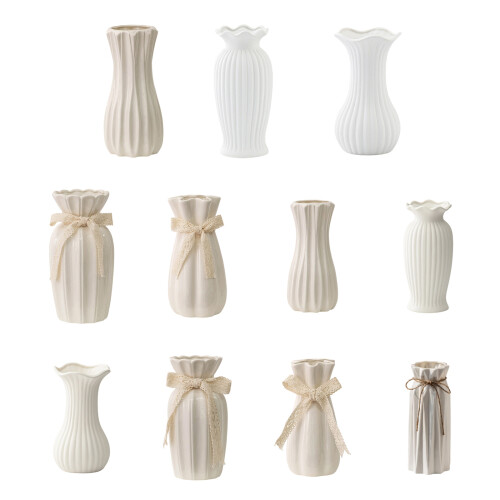 Rustics Farmhouse Vases Decorative Flower Vases Ceramic-M 7 1
