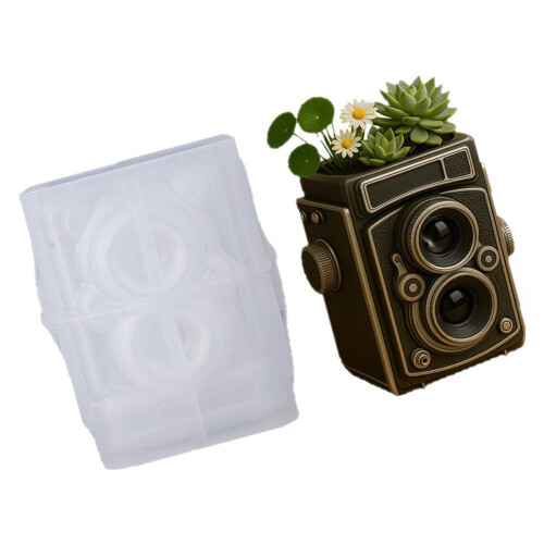 Soft Silicone Crafting Mould For Epoxy Flower Pot Candle
