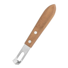 304 Stainless Steel Fruit Grater with Comfortable Walnuts Wood