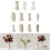 Rustics Farmhouse Vases Decorative Flower Vases Ceramic-M 1 3