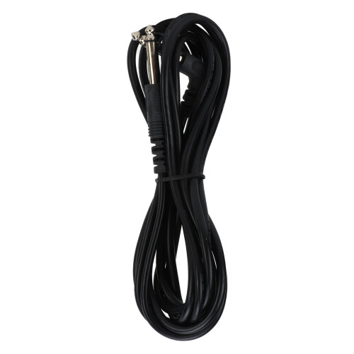 Gitarren-Amp Patchkabel, 3m Kupfer, gerade & schräg schwarz 1