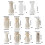 Rustics Farmhouse Vases Ceramic Flower Vases Decorative-L 2 4