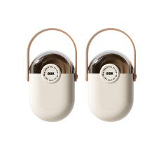 2PCS Soap Box Leakproof Soap Storage Case For Shower-Beige