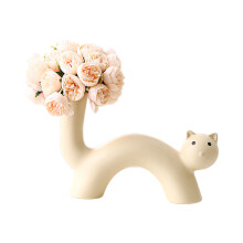 Ceramic Bud Vases Cats Vases Decorative Flower Vases for-2 2