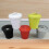 Novelty Iron Themed Dustbin For Various Room Tabletop-Red 2