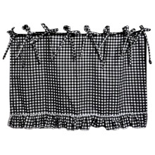 Kitchen Oven Skirt With Ruffled Trim And Ties-oven design B