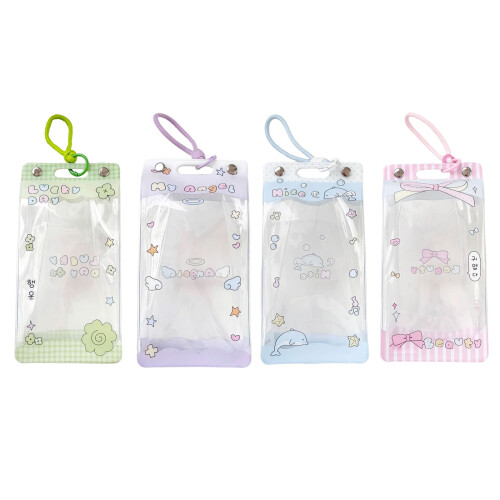 Plastic Hanging Doll Protective Case Storage Bag For-bow tie 1
