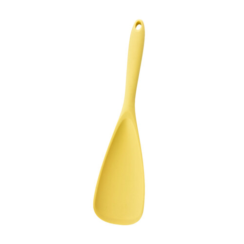 Ergonomic Handle Silicone Duckbill Spatula Great For-Yellow